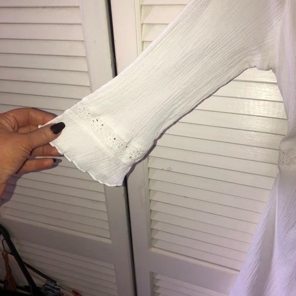 Sanctuary Crochet Mini dress flare sleeve Small - Picture 4 of 9